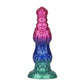 Platinum-grade inflatable silicone dildo, XXXL extra-large size, with a powerful suction cup base