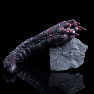 Dark Long Worm Male Masturbator