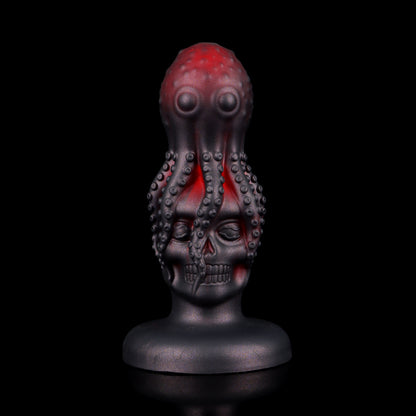 Octopus Skull Crimson Butter Plug