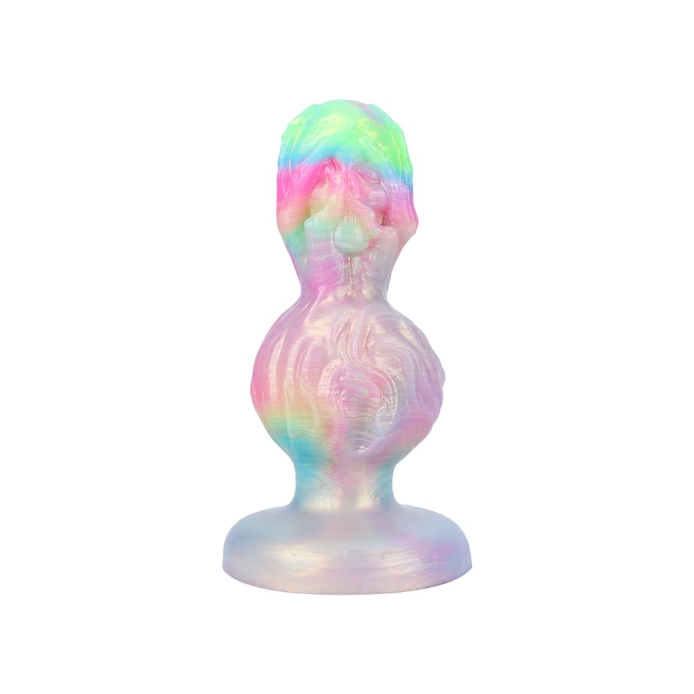 Talon Skull Gradient Pink Green Butter Plug