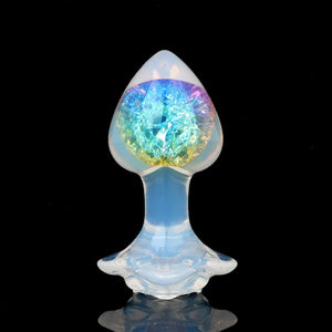 Peach Crystal Butt Plugs (Optional Accessories）