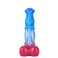 White Colt Blue Red  Fantasy Dildo-Knot Dildo