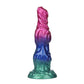 Platinum-grade inflatable silicone dildo, XXXL extra-large size, with a powerful suction cup base