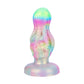 Octopus Skull Gradient Pink Green Anal Plug