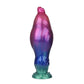 Platinum-grade inflatable silicone dildo, XXXL extra-large size, with a powerful suction cup base