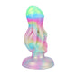 Octopus Skull Gradient Pink Green Anal Plug