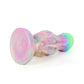 Octopus Skull Gradient Pink Green Anal Plug