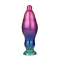 Platinum-grade inflatable silicone dildo, XXXL extra-large size, with a powerful suction cup base