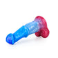 White Colt Blue Red  Fantasy Dildo-Knot Dildo