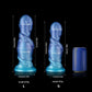 Aquarius Gradient Blue Purple Dildo - Zodiac Dildo