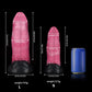 Wolf Tongue Rose Pink Fantasy Dildo