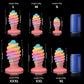Glow-in-the-Dark Silicone Spiral Butt Plug