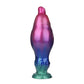 Platinum-grade inflatable silicone dildo, XXXL extra-large size, with a powerful suction cup base