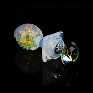 Wave Crystal Butt Plug with Optional Accessories