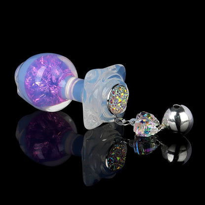 Flower Crystal Butt Plug with Optional Accessories