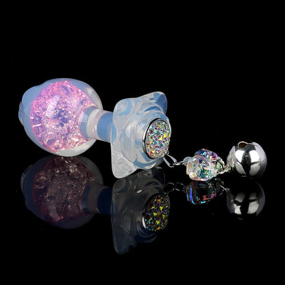 Flower Crystal Butt Plug with Optional Accessories