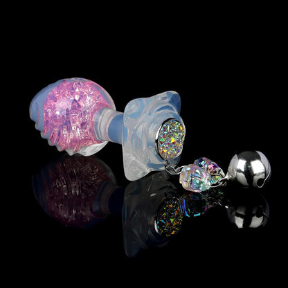 Wave Crystal Butt Plug with Optional Accessories
