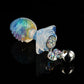 Wave Crystal Butt Plug with Optional Accessories