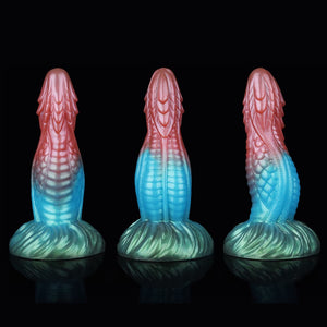 Kirin Red Blue Green Electric Vibrating Dildo