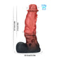 Spiny Orange Black Fantasy Dildo-Knot Dildo