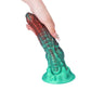 Ghostly Crimson Red Green Fantasy Dildo