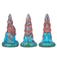 Bullhorn Red Blue Green Electric Vibrating Dildo