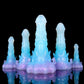 Paw Shaped Blue-Purple Gradient Dildo