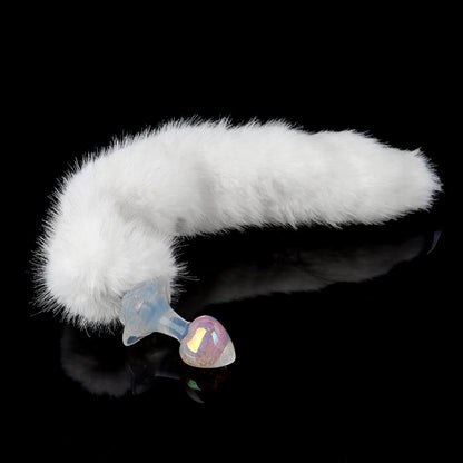 Small Heart  Crystal Butt Plugs (Optional Accessories）