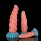 Twisted Pink Blue Dildo