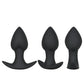 nflatable Silicone Anal Plug with Removable Pump & Steel Beads for Beginners