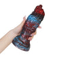 Dragon Kiss Gradient Red Blue Fantasy Dildo