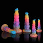 Sphinx Blue Yellow Purple Fantasy Dildo-Knot Dildo-Glow In The Dark Dildo