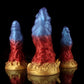 Leo Gradient Red Purple Gold Fantasy Dildo