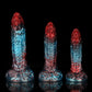 Dragon Kiss Gradient Red Blue Fantasy Dildo