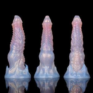 Ghostly Pink Purple Transparent Dildo
