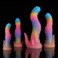 Dinosaur Blue Yellow Purple Fantasy Dildo