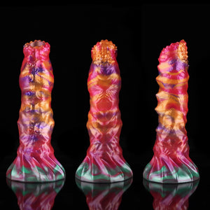 Flaming Rainbow Ovipositor Dildo(With Egg)