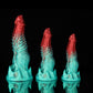 Ghostly Crimson Red Green Fantasy Dildo