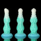 Dog Blue Green Knot Dildo