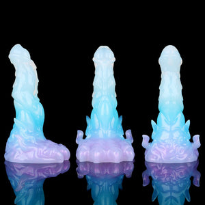 Paw Shaped Blue-Purple Gradient Dildo