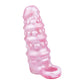 FRRK-313 Silicone Penis Extender Sleeve 151mm – Realistic Male Enhancement Sheath with Textured Grip