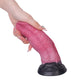 Wolf Tongue Rose Pink Fantasy Dildo