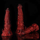 Ghostly Crimson Fantasy Dildo