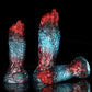 Dragon Kiss Gradient Red Blue Fantasy Dildo