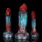 Dragon Kiss Gradient Red Blue Fantasy Dildo