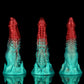 Ghostly Crimson Red Green Fantasy Dildo