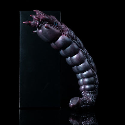 Dark Long Worm Male Masturbator