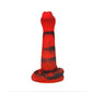 Snake Red Black Fantasy Dildo