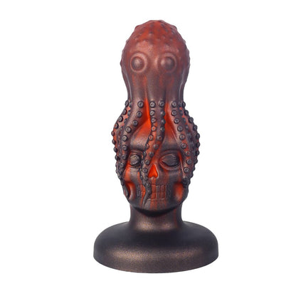 Octopus Skull Crimson Butter Plug