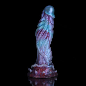 Alien Gradient Blue Purple Fantasy Dildo